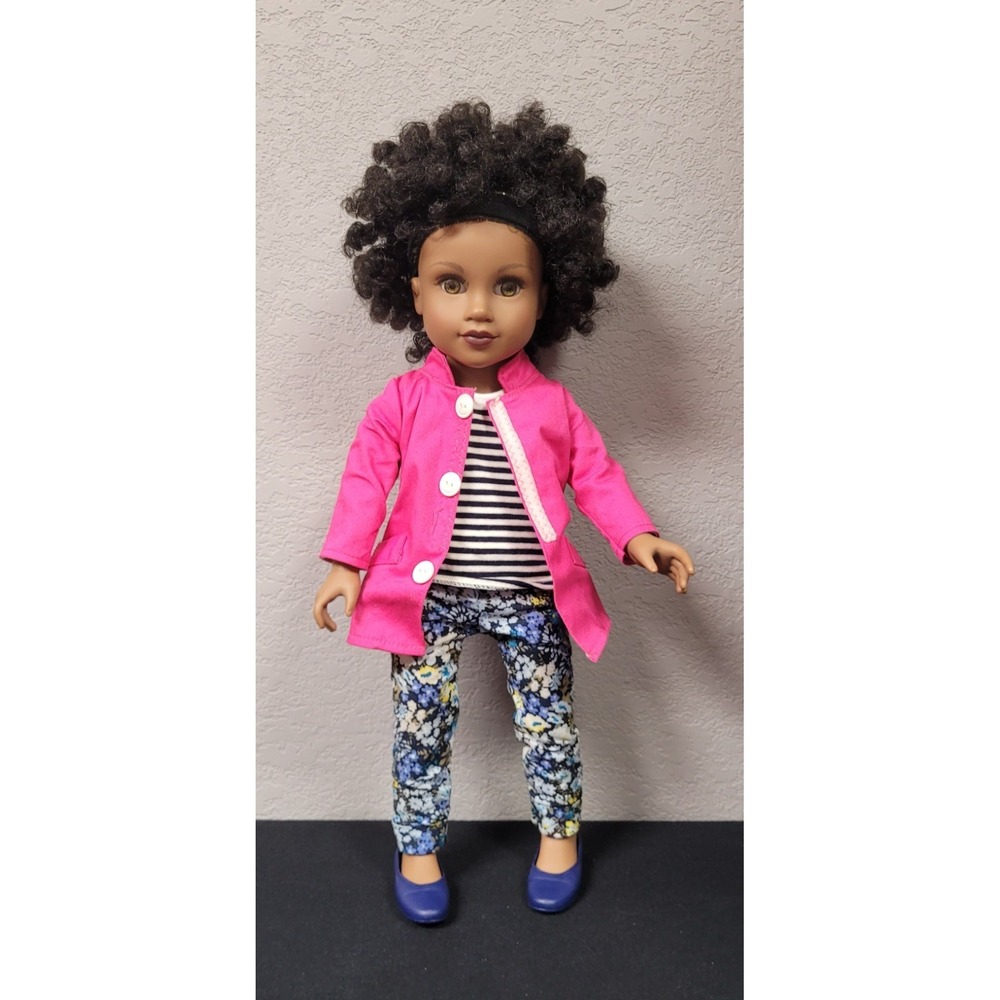 Journey Girls Chavonne African American 18-inch Doll with Pink Jacket